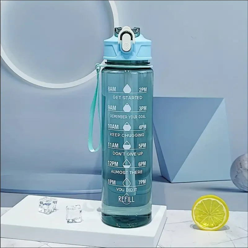 Gourde Sport 800ml | Anti-fuite & Marqueurs Horaires – HYDRA PULSE