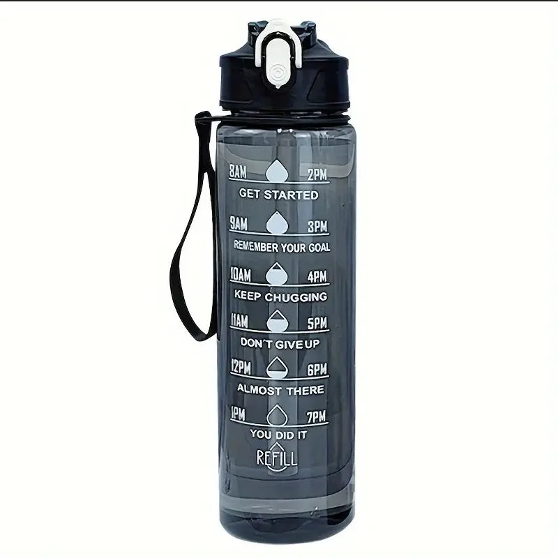 Gourde Sport 800ml | Anti-fuite & Marqueurs Horaires – HYDRA PULSE