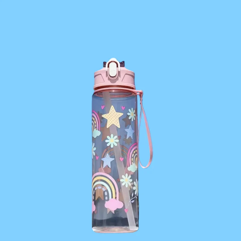 Gourde Sport 800ml | Anti-fuite & Marqueurs Horaires – HYDRA PULSE